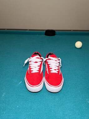 Revenge x Storm Red Low Top Bolt Sneakers Men's Size 6